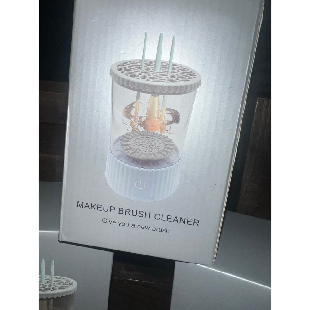 Electric Makeup Brush Cleaner - Dual Mode Automatic Spinner & Dryer